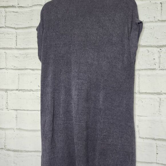 Barefoot Dreams Cozychic Ultra Lite Short Sleeve Long Cardigan Gray Sz Medium - Picture 8 of 12